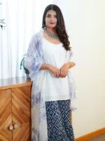 BLUE PEARL TIE_DYE SHARARA SET