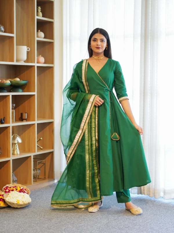 BELA COTTON ANGRAKHA SUIT SET