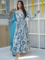 RIDA CHANDERI SUIT SET